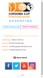 Mobile Screenshot of cordobacup.com.ar