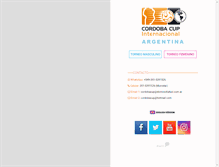 Tablet Screenshot of cordobacup.com